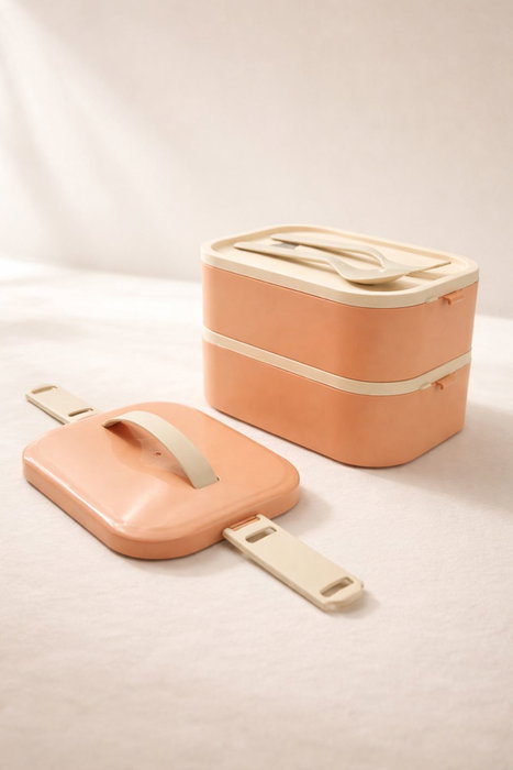 Hermia Caja de Almacenamiento con Aislamiento al Vacío Rosa 1300 ml